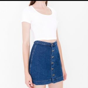 American Apparel Denim Skirt